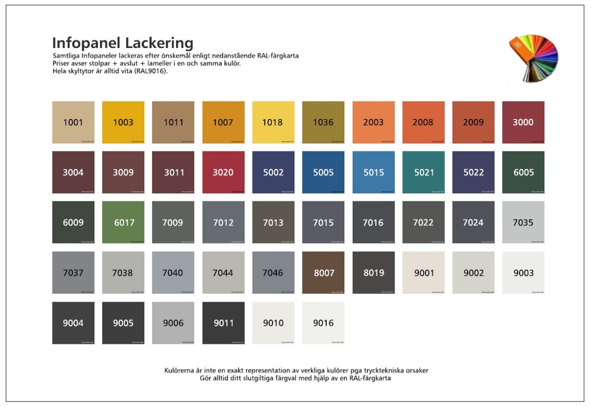 Kulörer för lackering